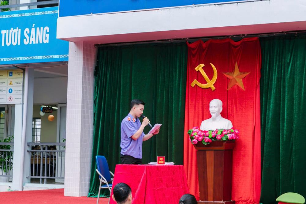 Một số hình ảnh diễn án tại trường THCS Phú La – Hà Nội